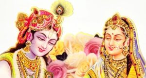 Bhagwan Shri Krishna with Rukmini ji