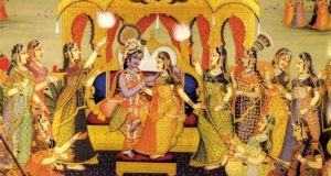 krishna darshan, radha krishna, krishna wallpaper