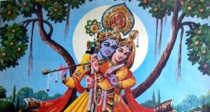bhagwan shri krishna and radha ji mor