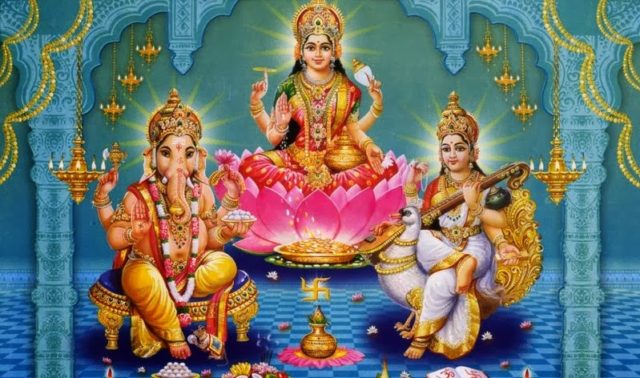 diwali lakshmi ganesh goddess
