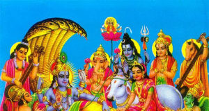 bhagwan vishnu sabhi hindu devi devtaon ke saath