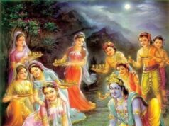 bhagwan shri krishna with gopiyan radha ji radha rani