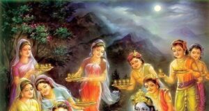 bhagwan shri krishna with gopiyan radha ji radha rani